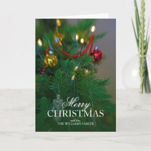 Tarjeta Festiva Todavía del día de fiesta vida. Árbol de navida