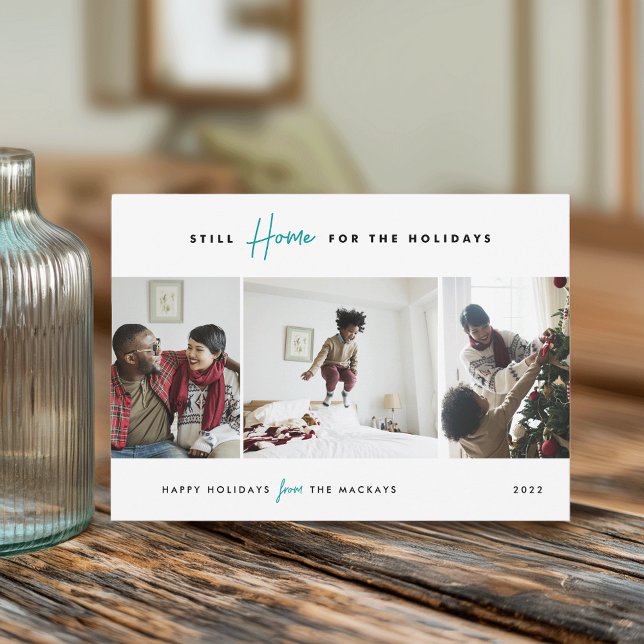 Tarjeta Festiva Todavía en casa por vacaciones | Graciosa 3 Foto (Subido por el creador)