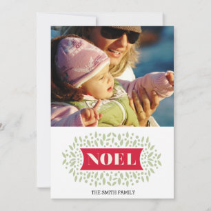 Tarjeta Festiva todo alrededor de noel
