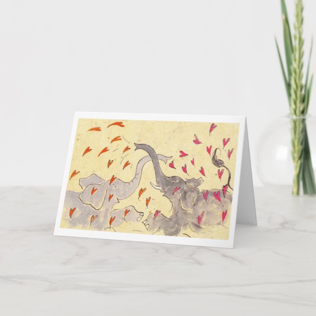 Tarjeta Festiva Todo el alboroto (Anverso)