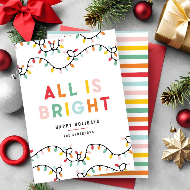 Tarjeta Festiva Todo es luminoso, divertido, moderno y brillante N (Subido por el creador)