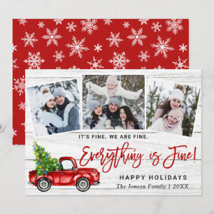 Tarjeta Festiva Todo es Navidades finos 3 Foto