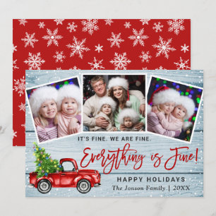Tarjeta Festiva Todo es Navidades finos 3 Foto