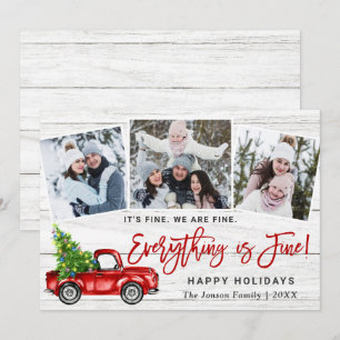 Tarjeta Festiva Todo es Navidades finos 3 Foto