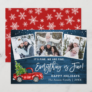 Tarjeta Festiva Todo es Navidades finos 3 Foto