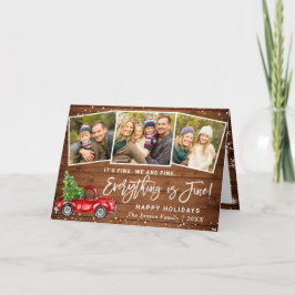 Tarjeta Festiva Todo es Navidades finos 3 Foto