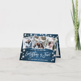 Tarjeta Festiva Todo es Navidades finos 3 Foto