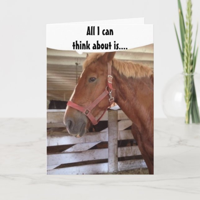 TARJETA FESTIVA TODO LO QUE PUEDO PENSAR ES "TÚ" (Anverso)