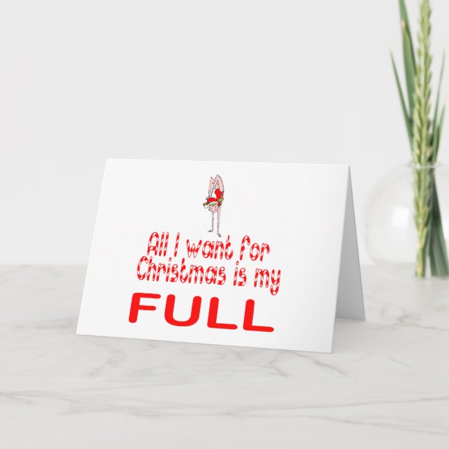 Tarjeta Festiva Todo lo que quiero (Anverso)