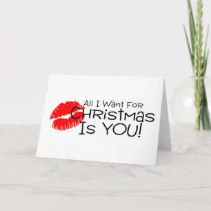 Tarjeta Festiva Todo Lo Que Quiero De Los Navidades Es Tú