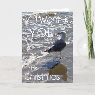 Tarjeta Festiva Todo lo que quiero es TÚ estos Navidades