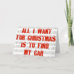 Tarjeta Festiva Todo lo que quiero Navidades