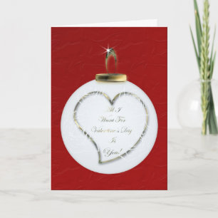 Tarjeta Festiva Todo Lo Que Quiero Para El día de San Valentín