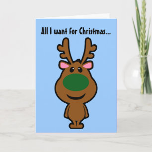 Tarjeta Festiva Todo lo que quiero para los Navidades es Cirugía P