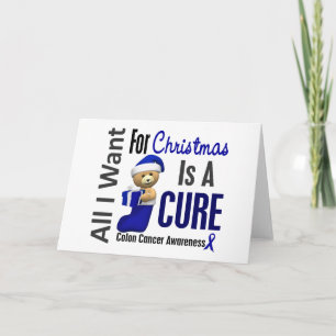 Tarjeta Festiva Todo Lo Que Quiero Para Navidades Del Cáncer De Co