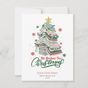 Tarjeta Festiva Todo Reservado Para Navidades