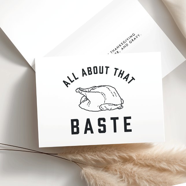 Tarjeta Festiva Todo Sobre Ese Acción De Gracias De Baste (Subido por el creador)