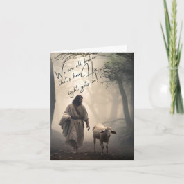 Tarjeta Festiva Todos estamos rotos, así es como entra su luz