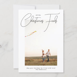 Tarjeta Festiva Todos Los Navidades Se Sienten De Moda En El Marco