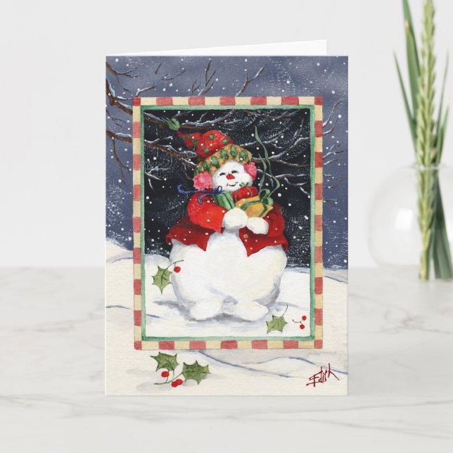 TARJETA FESTIVA TODOS PARA USTED (Anverso)