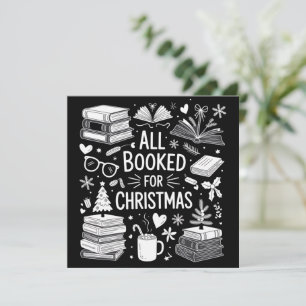 Tarjeta Festiva Todos reservados para el regalo libresco del amant