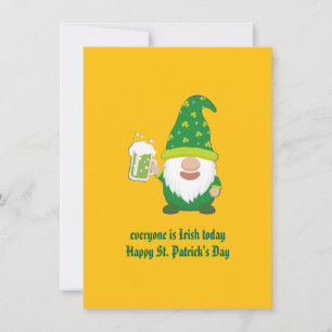 Tarjeta Festiva Todos son irlandeses hoy