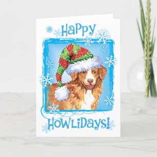 Tarjeta Festiva Toller feliz de Howliday