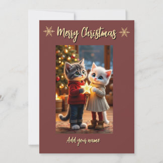 Tarjeta Festiva Tom & Luna Christmas Star Card