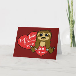Tarjeta Festiva Tomar El día de San Valentín lento