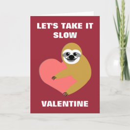 Tarjeta Festiva Tomar San Valentín lento