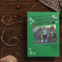 Tómate una espeluznante foto de pequeños Navidades