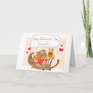 Tarjeta Festiva Tommy y Elvis valentine