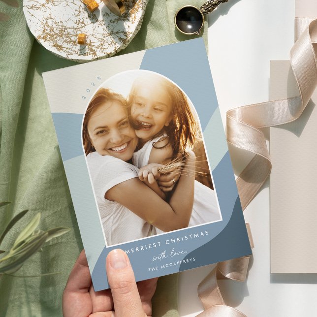 Tarjeta Festiva Tonos alegres | Foto Arco vertical (Subido por el creador)