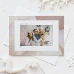 Tarjeta Festiva Tonos malvados y acentos Purpurinas Navidades de f<br><div class="desc">Feliz Navidad! Envía alegría festiva con esta tarjeta de Navidades de fotos de personalizable, con un fondo suave de color negro, malva y neutro con sutiles acentos purpurinas para un toque de brillo. Esta tarjeta de Navidades fotográficos es perfecta para mostrar tu foto familiar favorita o momentos de vacaciones; este...</div>