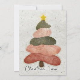 Tarjeta Festiva Tonos suaves: diseño festivo elegante