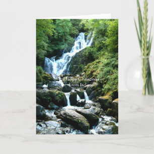 Tarjeta Festiva TorcFalls, ChristmasFrom feliz Irlanda