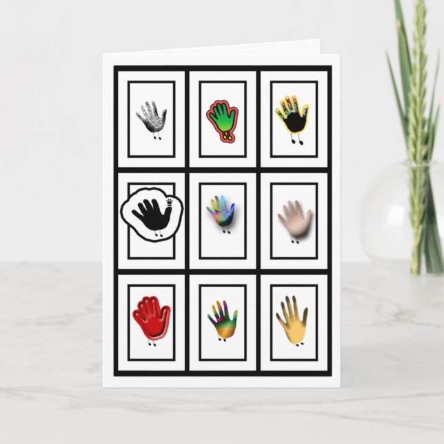 Tarjeta Festiva Toros de Acción de Gracias (Anverso)