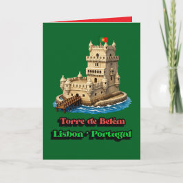 Tarjeta Festiva Torre De Belem