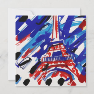 Tarjeta Festiva Torre Eiffel