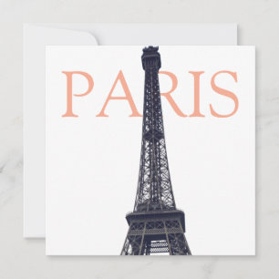 Tarjeta Festiva Torre Eiffel Viaje de París Europa
