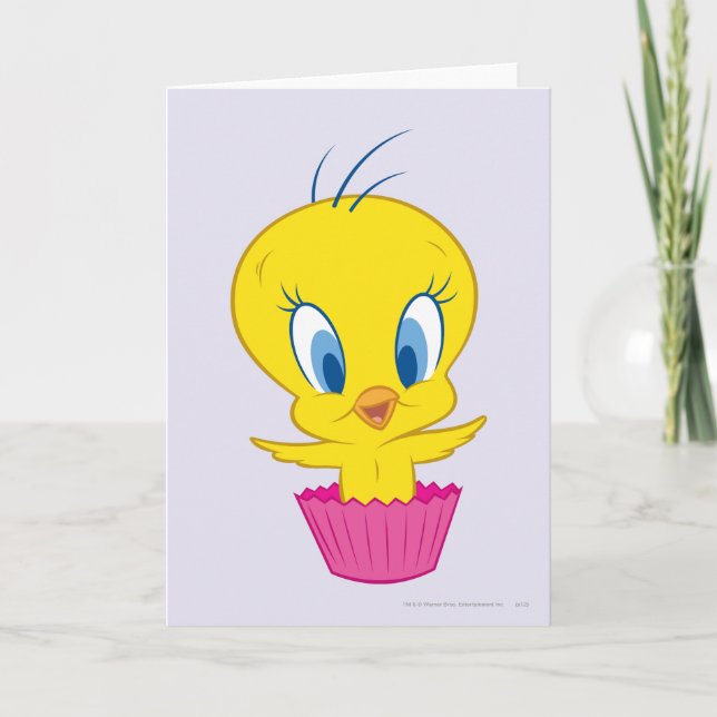 Tarjeta Festiva Torta de copas TWEETY™ (Anverso)