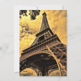 Tarjeta Festiva Tour Eiffel París Francia
