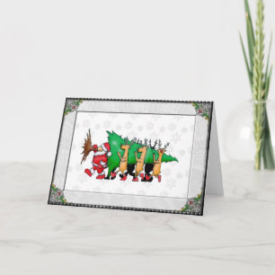 Tarjeta Festiva Trabajo en equipo