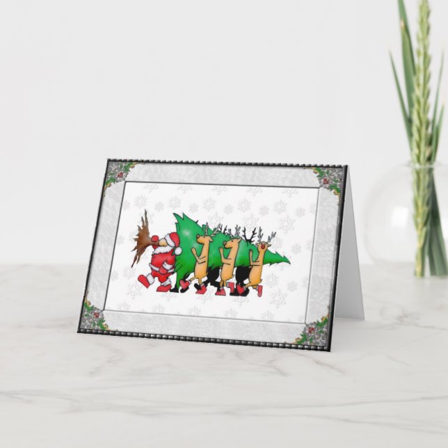 Tarjeta Festiva Trabajo en equipo (Anverso)