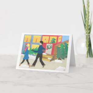 Tarjeta Festiva Traer a casa el árbol