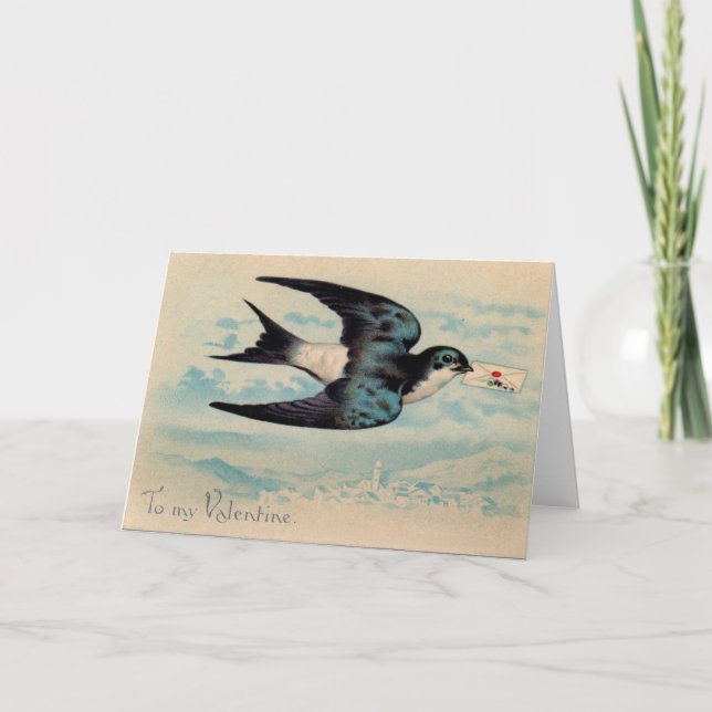 Tarjeta Festiva Tragar San Valentín (Anverso)