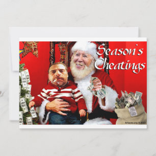 Tarjeta Festiva Trampas Navideñas