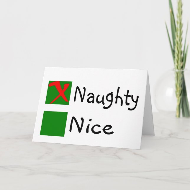 Tarjeta Festiva traviesa (Anverso)