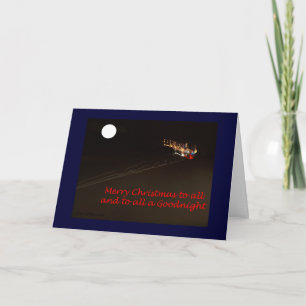 Tarjeta Festiva Trayectos ligeros de navidades