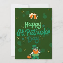 Tarjeta Festiva "Tréboles y travesuras: un día de San Patricio 